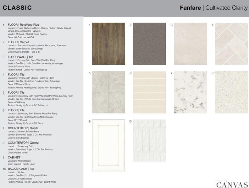 Design Selections. Home is under construction, selections subject to change. Design Selections. Home is under construction, selections subject to change.