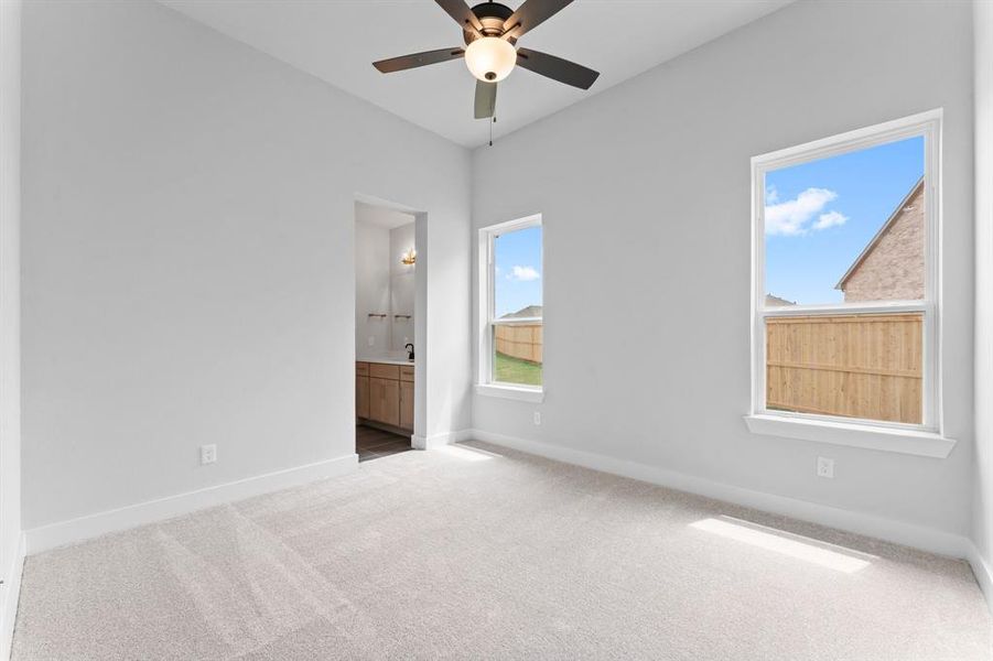 Bedroom 3 with Jack-and-Jill Bath and Walk-in Closet