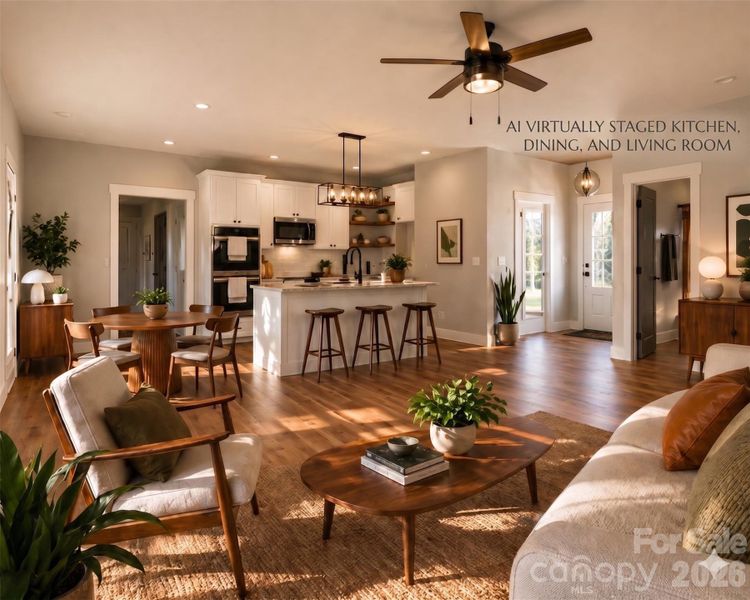 Furnished interior view inside a new home in , Chester (Image 14).