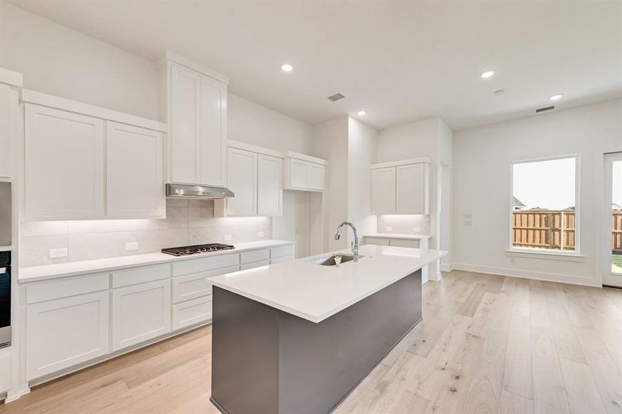 Furnished interior view inside a new home in Hillside Village, Celina (Image 9). Furnished interior view inside a new home in Hillside Village, Celina (Image 9).