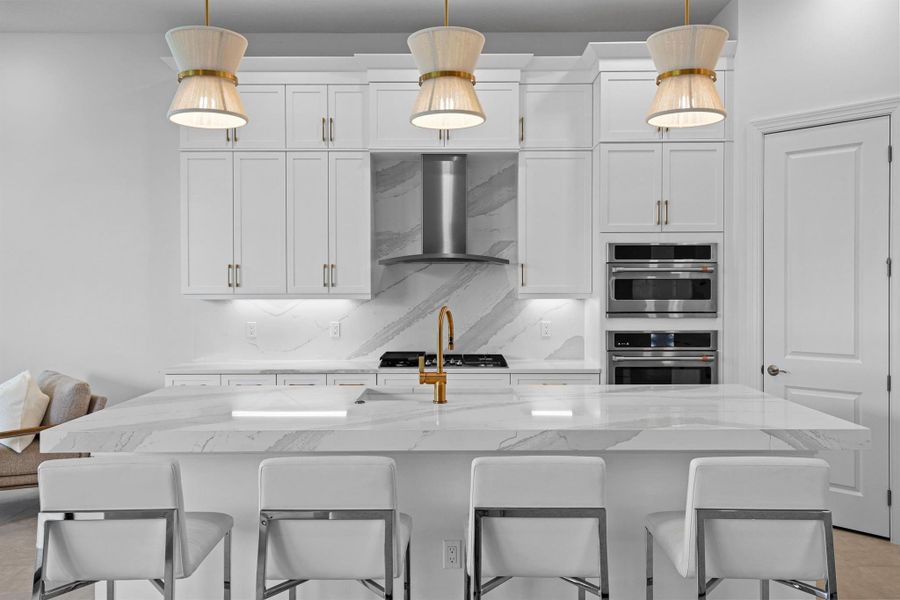 Furnished interior view inside a new home in Cresswind Palm Beach at Westlake, The Acreage (Image 9).