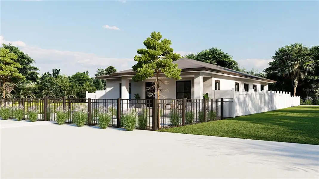 Front exterior of a new home in , St. Petersburg, FL, highlighting curb appeal (Image 5).