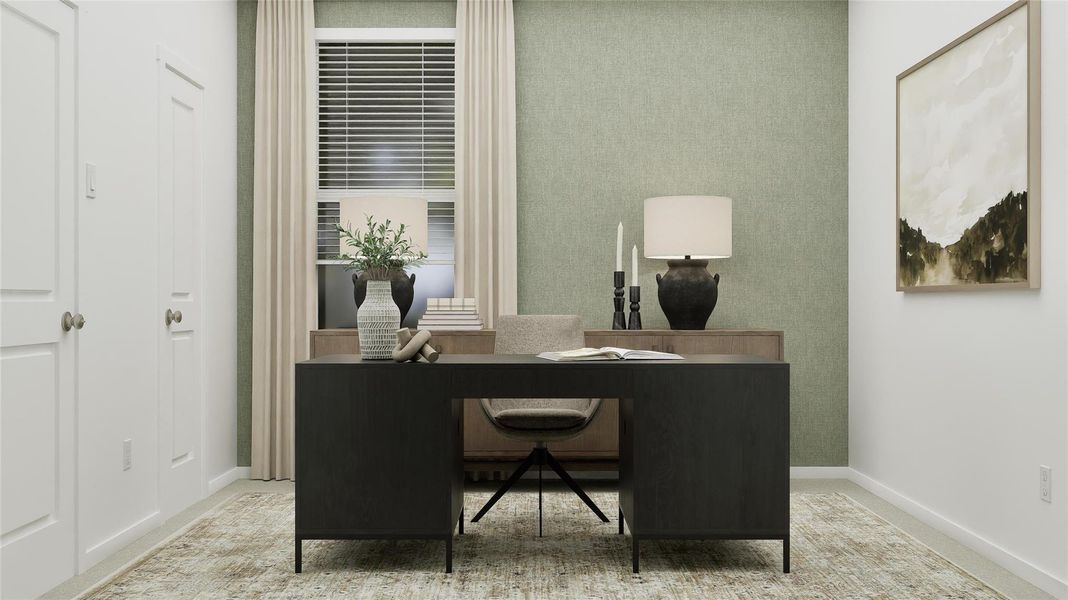 Furnished interior view inside a new home in Synova, Crosby (Image 3).