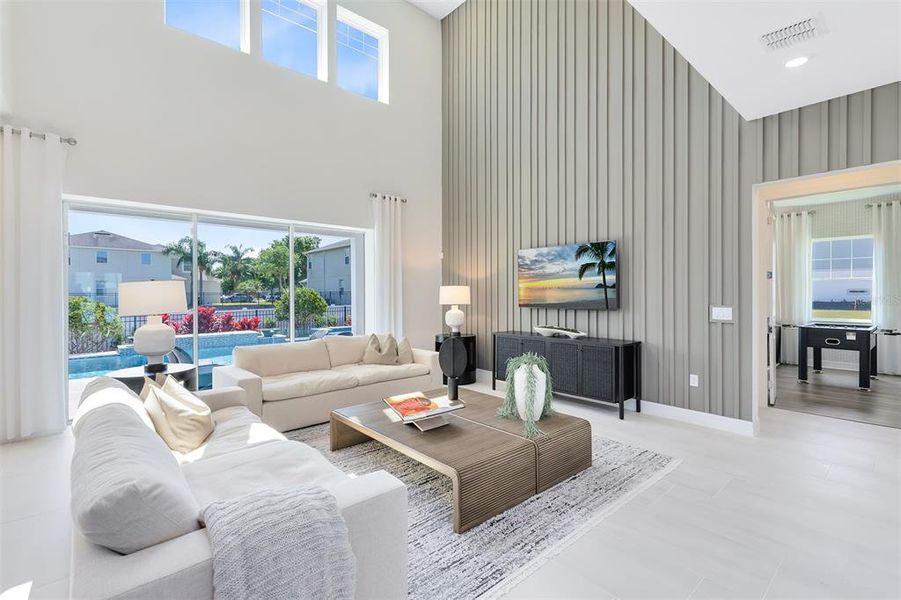 Furnished interior view inside a new home in Winter Grove, Winter Garden (Image 7).