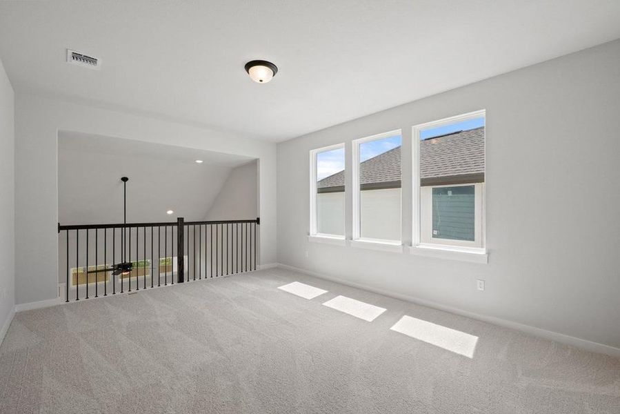 Spacious, unfurnished interior of a new home in Terrace Collection At Turner's Crossing, Buda (Image 25). Spacious, unfurnished interior of a new home in Terrace Collection At Turner's Crossing, Buda (Image 25).