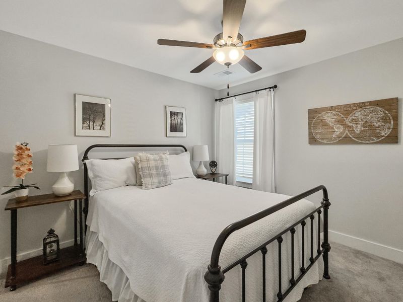 Furnished interior view inside a new home in Hewing Farms, Summerville (Image 45). Furnished interior view inside a new home in Hewing Farms, Summerville (Image 45).