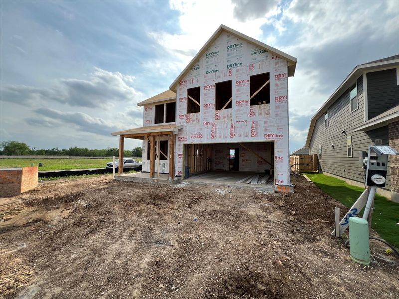 In-progress construction of a new home in Rolling Glen, Hutto, TX (Image 5).