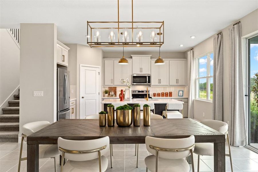 Furnished interior view inside a new home in Rainwood, Groveland (Image 10).