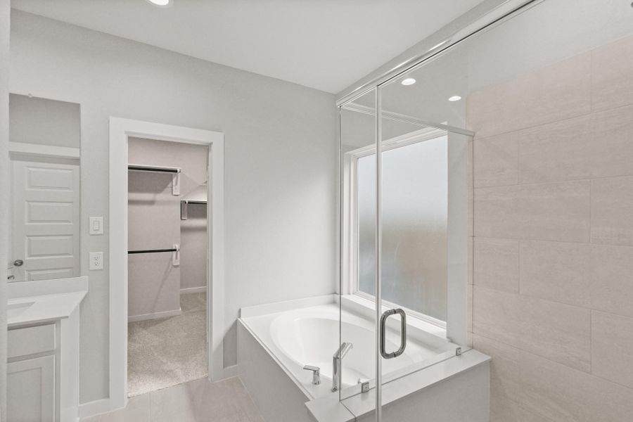 Furnished interior view inside a new home in Cypresswood Landing, Humble (Image 5).