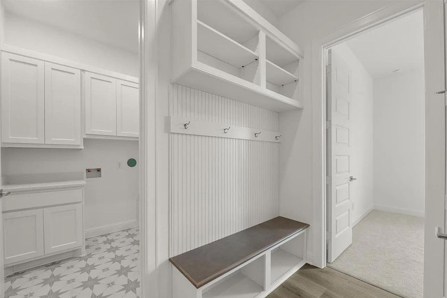 Furnished interior view inside a new home in Wolf Ranch South Fork, Georgetown (Image 3).