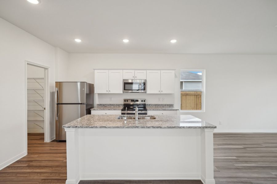 Representative furnished interior of a home built from the Barnard by Starlight Homes in The Wilder, Adkins (Image 9).