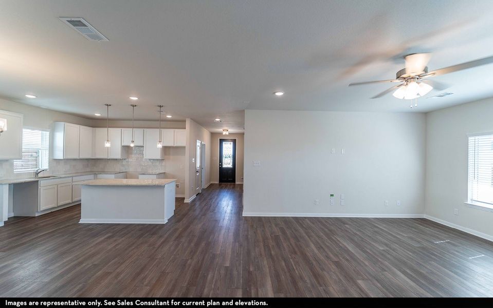 Representative unfurnished interior of a home built from the Esparza by CastleRock Communities in Solterra, Mesquite (Image 13).