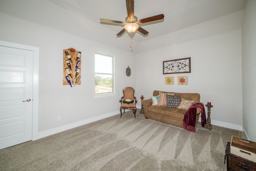 Representative furnished interior of a home built from the The Biltmore by Whitestone Custom Homes in Johnson Ranch, Bulverde (Image 26). Representative furnished interior of a home built from the The Biltmore by Whitestone Custom Homes in Johnson Ranch, Bulverde (Image 26).