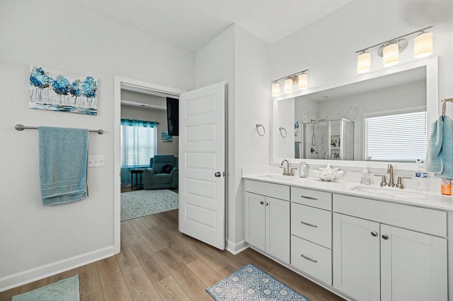 Furnished interior view inside a new home in Six Oaks, Summerville (Image 31).