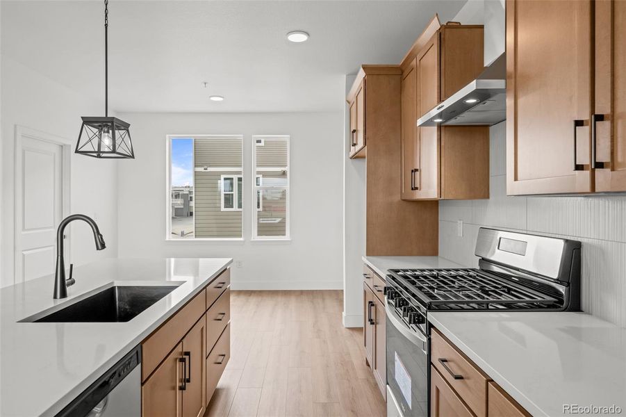 Furnished interior view inside a new home in , Denver (Image 4).