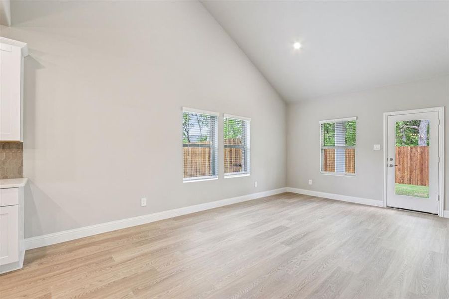 Spacious, unfurnished interior of a new home in Parks at Foster Crossing - Premier Series, Anna (Image 35). Spacious, unfurnished interior of a new home in Parks at Foster Crossing - Premier Series, Anna (Image 35).