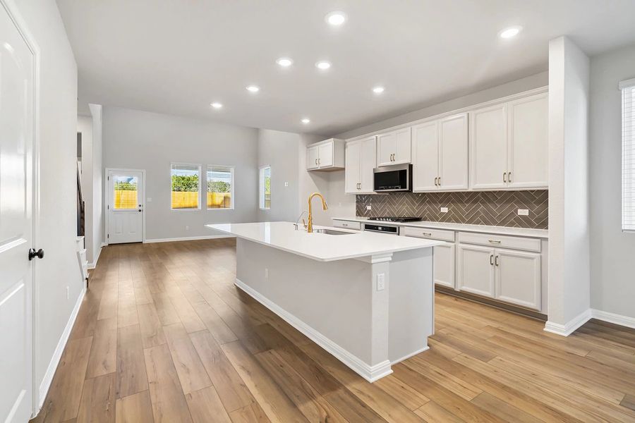 Representative furnished interior of a home built from the Granbury by Ashton Woods in The Trails at Carmel, Pflugerville (Image 41).