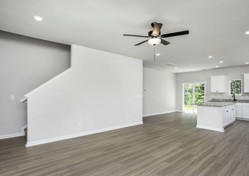 Open-concept living area Open-concept living area