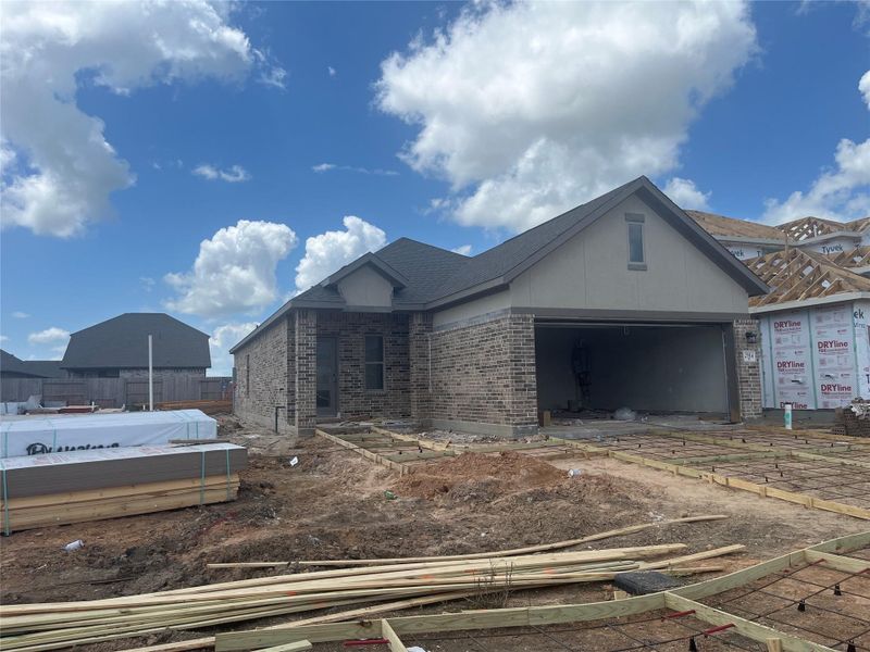 In-progress construction of a new home in Creekhaven, Rosharon, TX (Image 14).