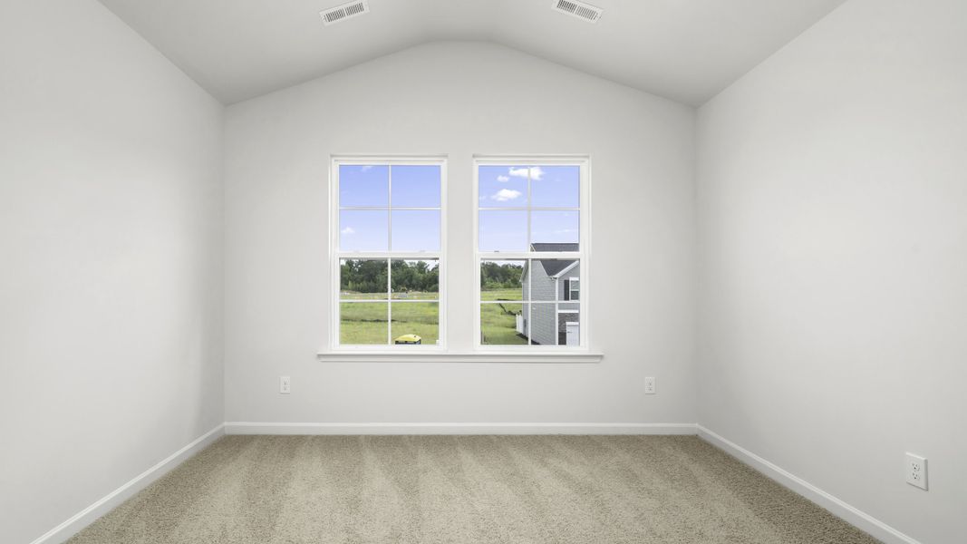 Representative unfurnished interior of a home built from the Newton by D.R. Horton in The Gables at Edinborough Townes, Gibsonville (Image 17).