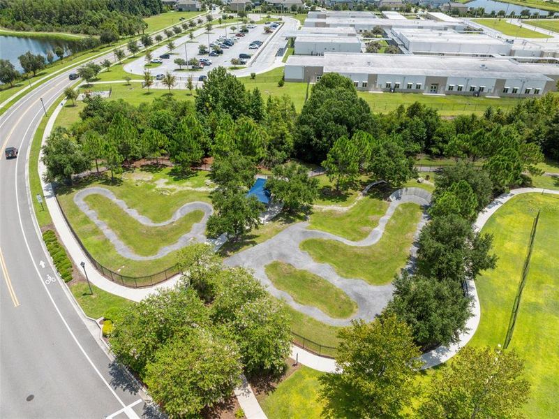 BMX bike park - the "Mud, Sweat, and Gears" park