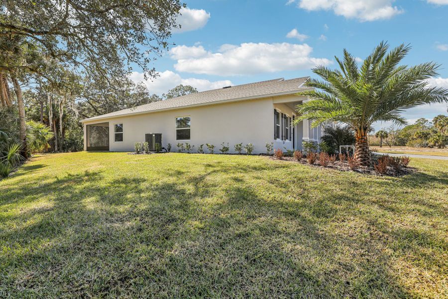 Exterior details and patio area of a home in Eagle Crest, Malabar (Image 17). Exterior details and patio area of a home in Eagle Crest, Malabar (Image 17).