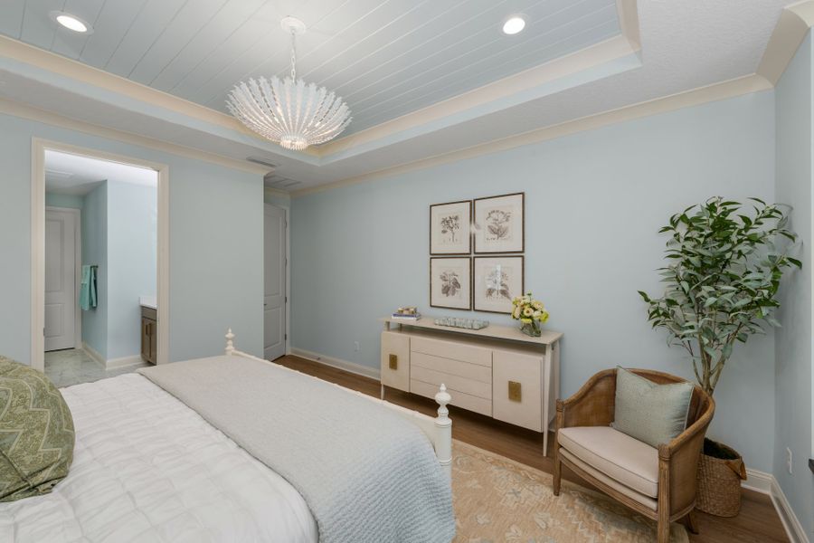 Representative furnished interior of a home built from the Sebring by Riverside Homes in Mariposa at EverRange, Jacksonville (Image 15).