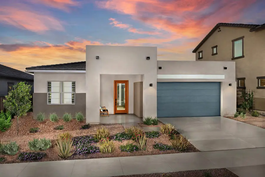 Representative exterior photo of a completed home built from the Pebble by Mattamy Homes in Empire Pointe, Queen Creek, AZ (Image 23). Representative exterior photo of a completed home built from the Pebble by Mattamy Homes in Empire Pointe, Queen Creek, AZ (Image 23).