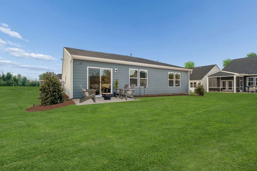 Representative exterior details of a home built from the The Irving by Stanley Martin Homes in The Retreat at Laurelbrook, Sherrills Ford (Image 4).