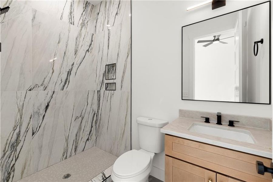Furnished interior view inside a new home in , Atlanta (Image 18).