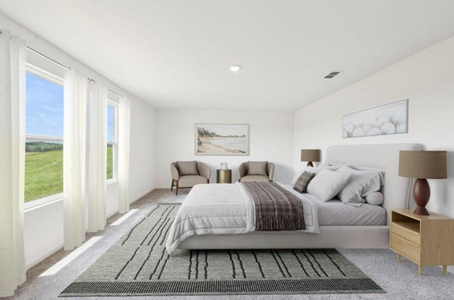 Furnished interior view inside a new home in Sunterra Lakes, Brookshire (Image 8). Furnished interior view inside a new home in Sunterra Lakes, Brookshire (Image 8).