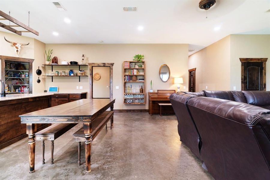 Furnished interior view inside a new home in , Paris (Image 4).