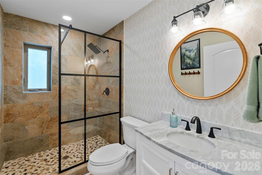 Furnished interior view inside a new home in , Lake Lure (Image 14).