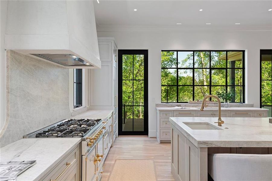Furnished interior view inside a new home in , Atlanta (Image 47).