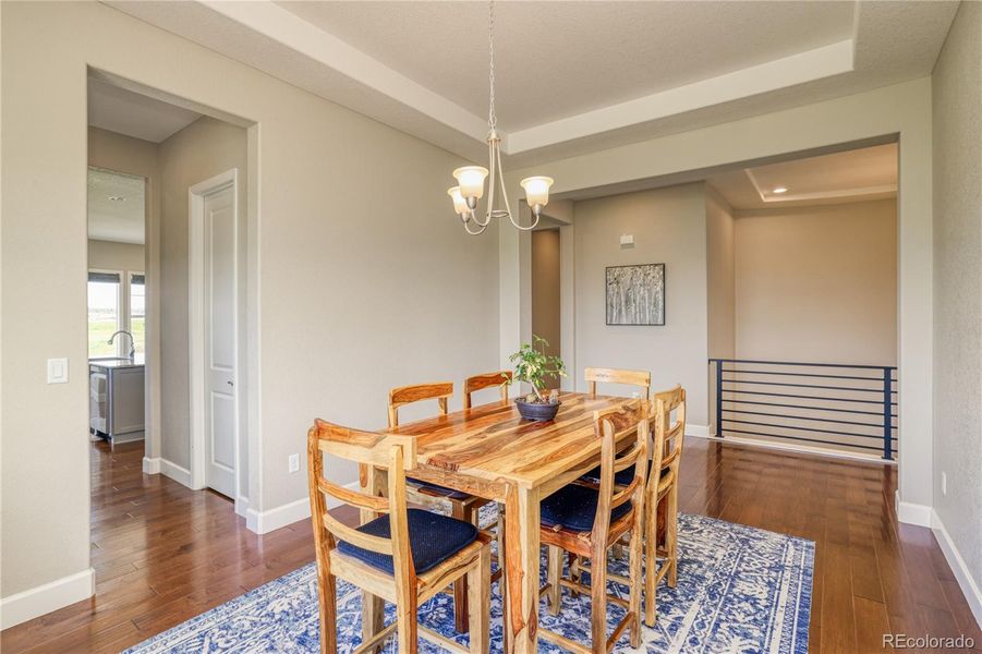 Formal dining area