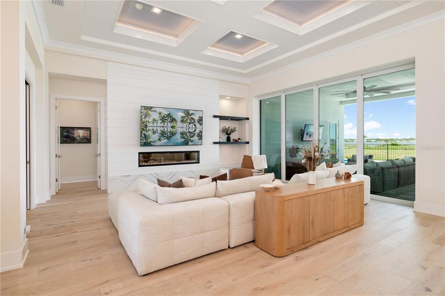 Furnished interior view inside a new home in , Palmetto (Image 16).
