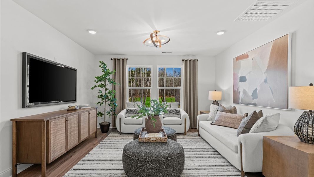 Representative furnished interior of a home built from the Wynwood by DRB Homes in Whispering Pines, Franklinton (Image 19). Representative furnished interior of a home built from the Wynwood by DRB Homes in Whispering Pines, Franklinton (Image 19).
