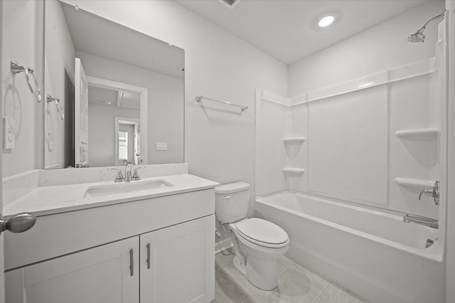 Furnished interior view inside a new home in Village at White Pine, Pendleton (Image 8).