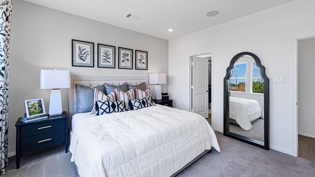 Furnished interior view inside a new home in Redbud, Hockley (Image 9).