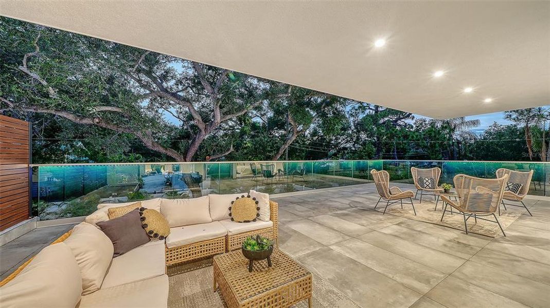 Exterior details and patio area of a home in , Sarasota (Image 29).