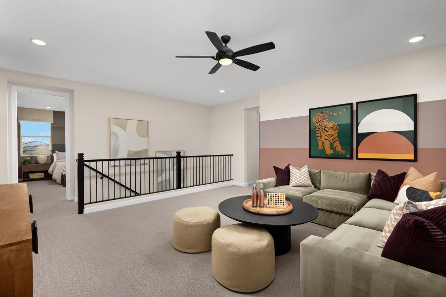 Representative furnished interior of a home built from the Sienna by Mattamy Homes in Soleo, San Tan Valley (Image 13).