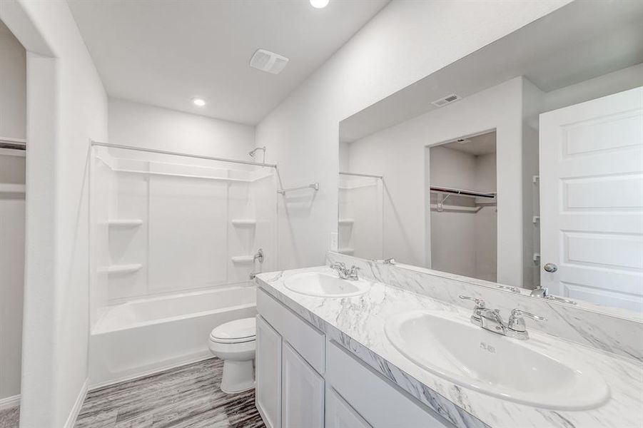 Furnished interior view inside a new home in Cresson Estates, Cresson (Image 11).