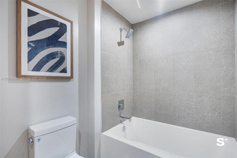 Furnished interior view inside a new home in , Miami (Image 13).
