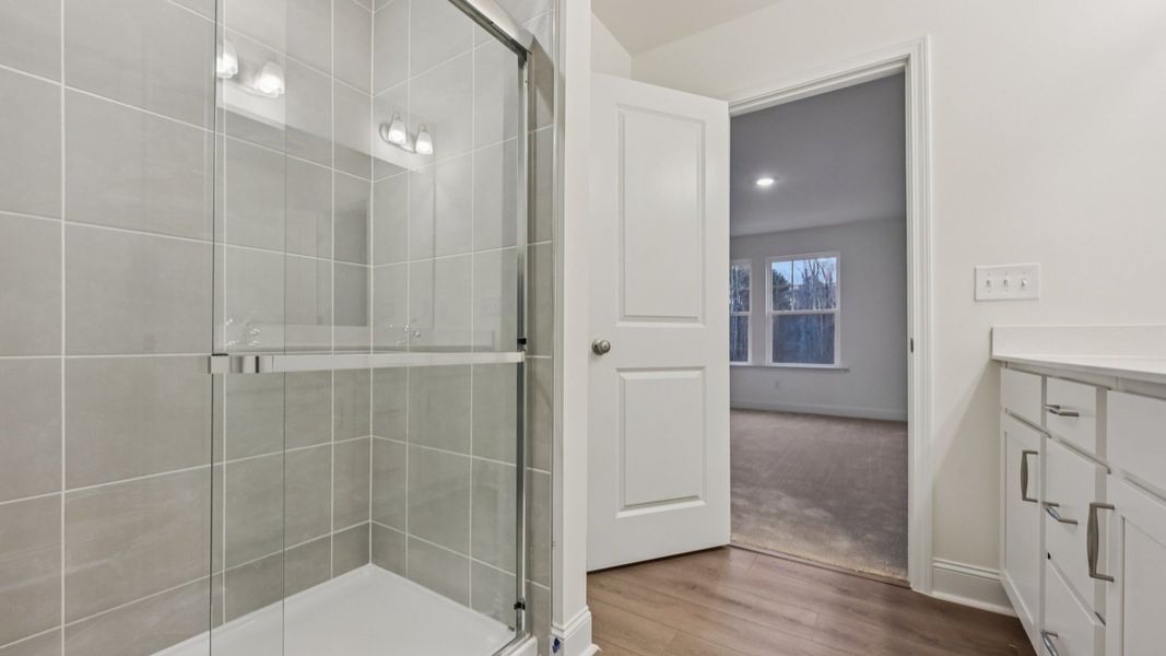 Furnished interior view inside a new home in Kensley Grove, Fuquay Varina (Image 21).