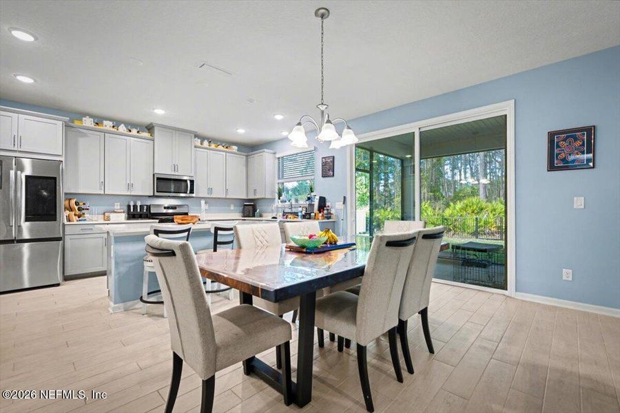 Furnished interior view inside a new home in RiverTown - Settlement, St. Johns (Image 32).