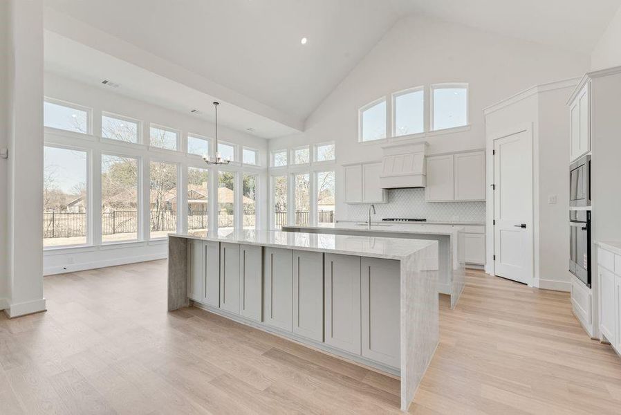 Furnished interior view inside a new home in Heath Golf & Yacht Club, Heath (Image 15).