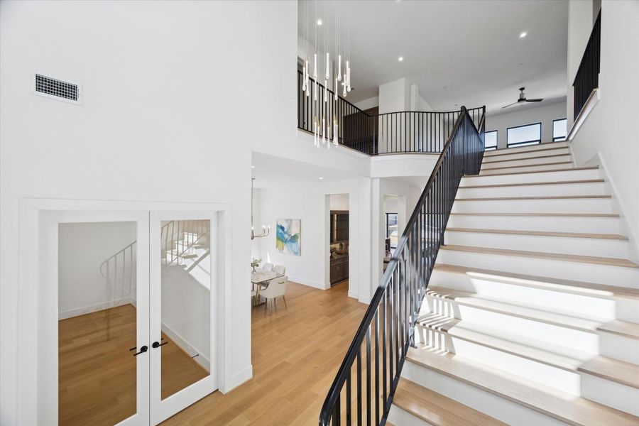 Furnished interior view inside a new home in , Houston (Image 16).