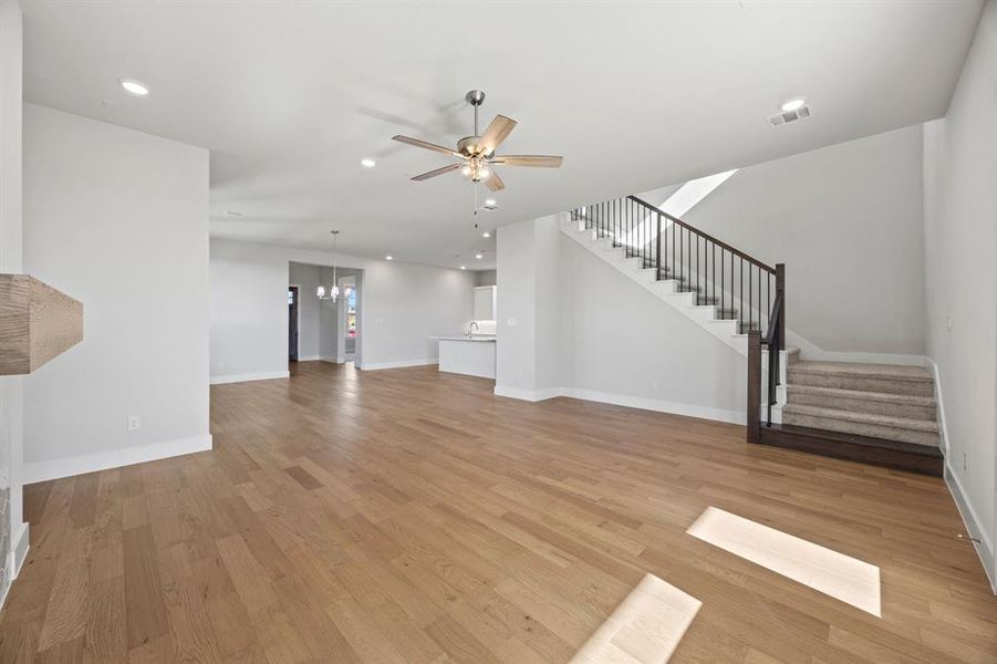 Spacious, unfurnished interior of a new home in The Heights at Uptown Celina, Celina (Image 22). Spacious, unfurnished interior of a new home in The Heights at Uptown Celina, Celina (Image 22).