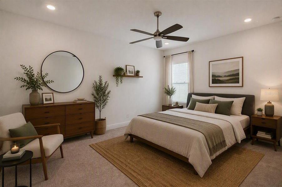 Furnished interior view inside a new home in , Deltona (Image 32).