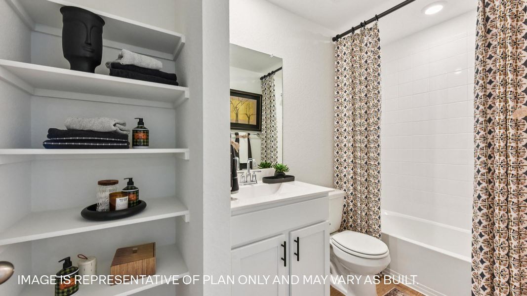 Furnished interior view inside a new home in Palomino, Manor (Image 33).